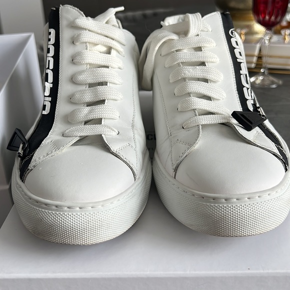Moschino white/black sneakers for men - Picture 7 of 17